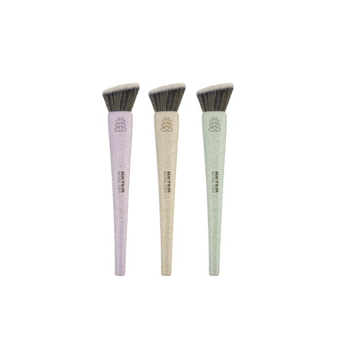 BETER BROCHA DE MAQUILLAJE FLUIDO FLAT TOP KABUKI NATURAL FIBER DER DE 1