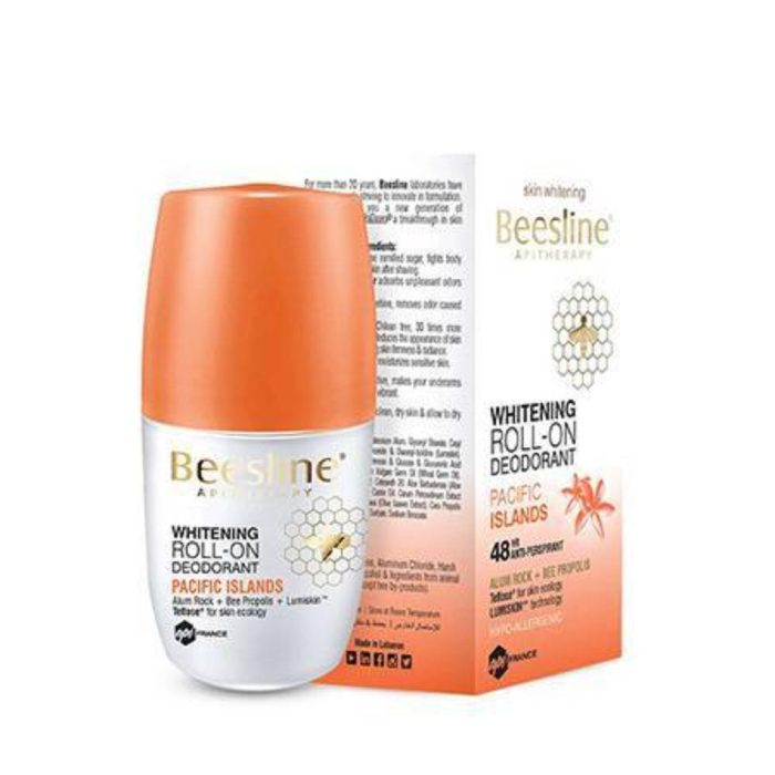 BEESLINE WHITENING DEO ROLL ON PACIFIC ISLAND 1+1 FREE